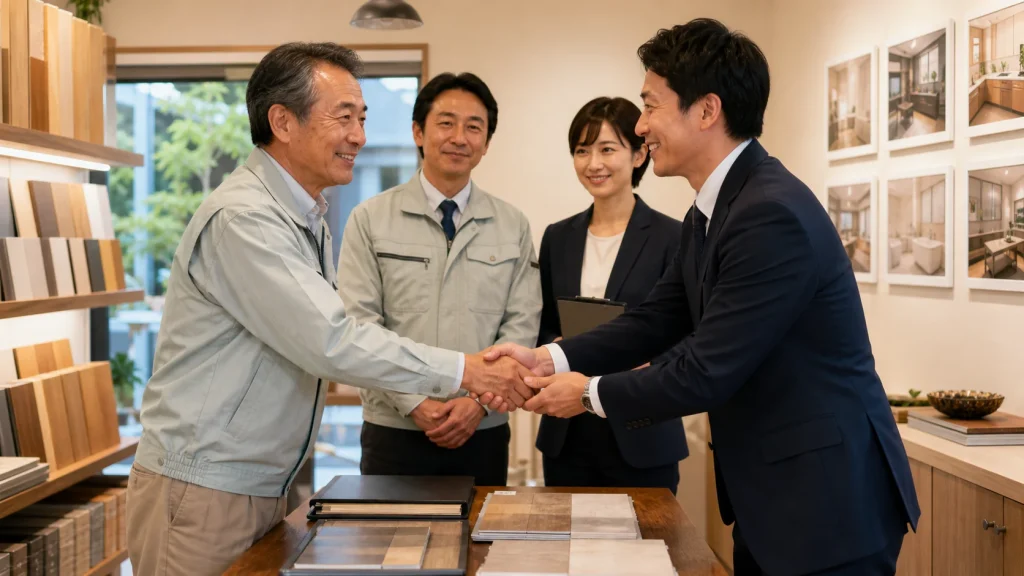 【想定事例】地域密着工務店の承継｜屋号・OB顧客・現場監督体制を残したM&A